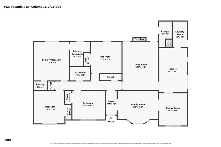 6921 Fawndale Drive, Columbus, GA 31904 - #2