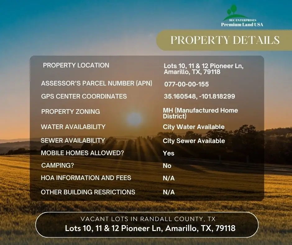 0 Pioneer Lane, Amarillo, TX 79118 - Image #1