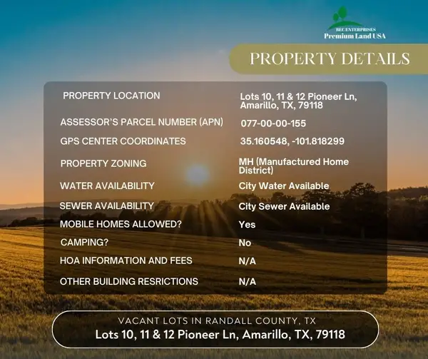 0 Pioneer Lane, Amarillo, TX 79118