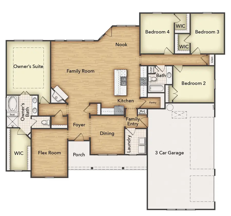 111 Brandywine Trail, Rhome, TX 76078 - Image #3