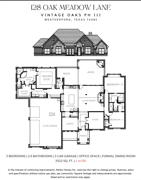 128 Oak Meadow Lane, Weatherford, TX 76085