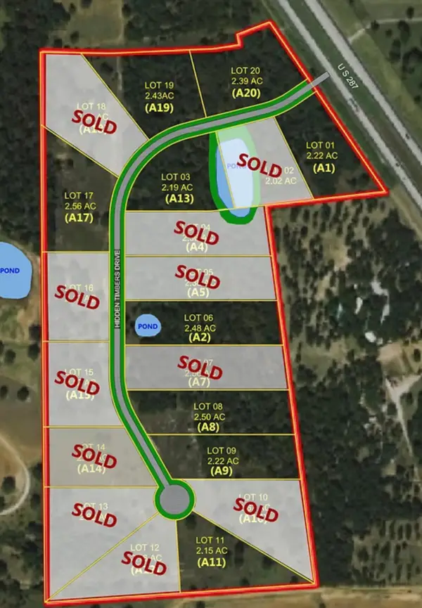 157 (Lot A11) Hidden Timbers Drive, Alvord, TX 76225