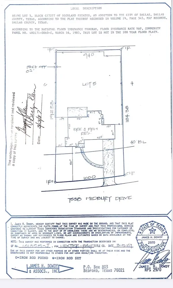 7538 Midbury Drive, Dallas, TX 75230