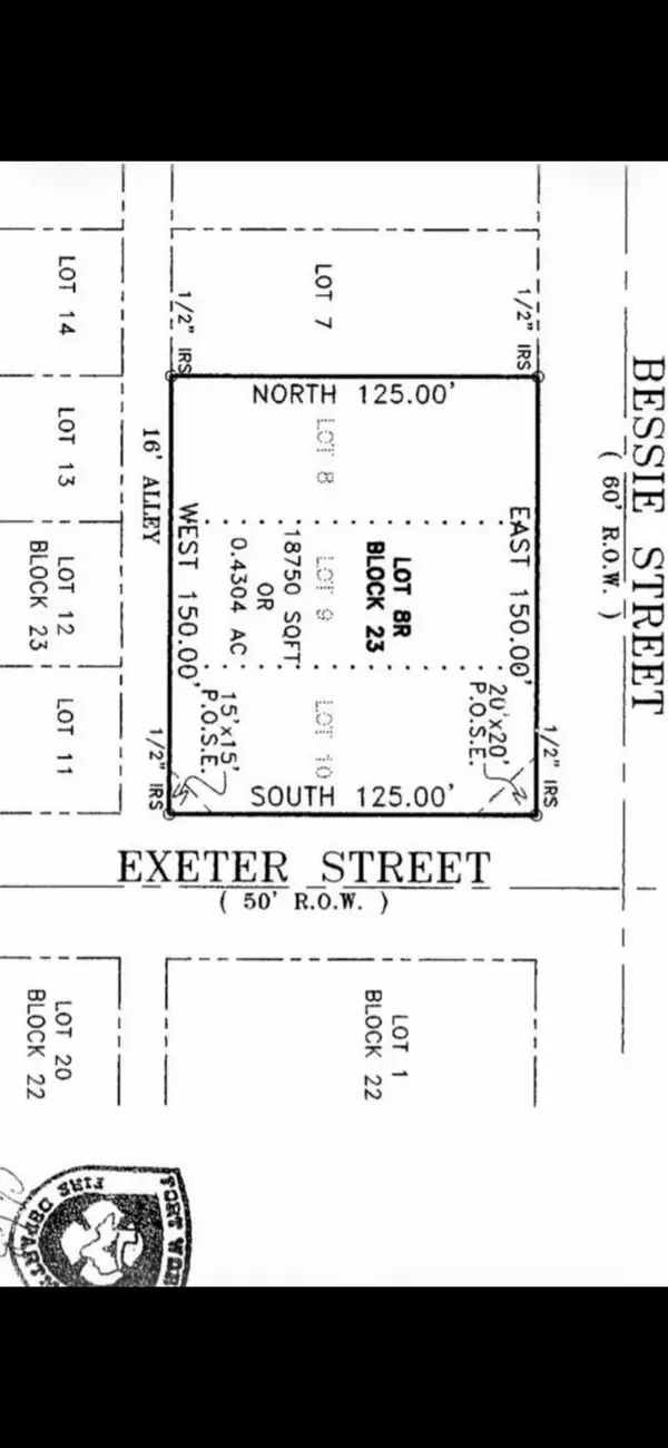 0000 Bessie St., Fort Worth, TX 76014