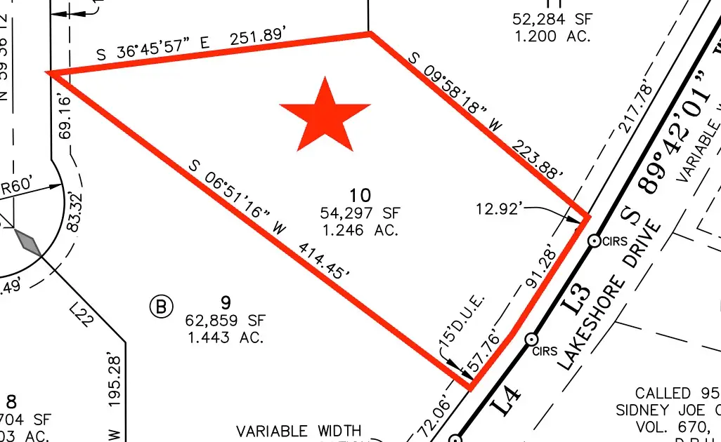 TBD Lot 10 Lakeshore Drive, Waxahachie, TX 75165 - Image #1