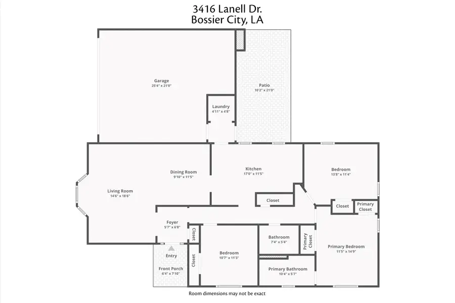 3416 Lanell Drive, Bossier City, LA 71112 - #3