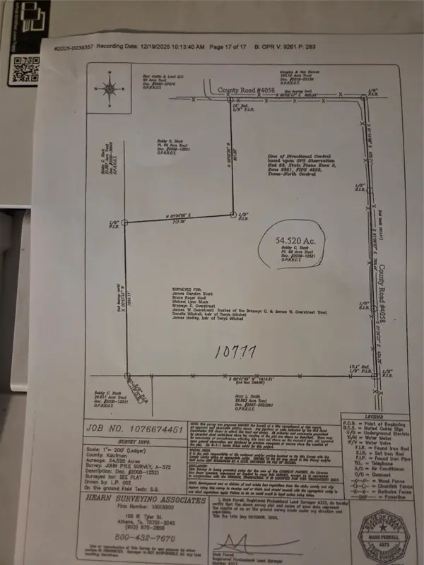 TBD Co Rd 4059, Kemp, TX 75143