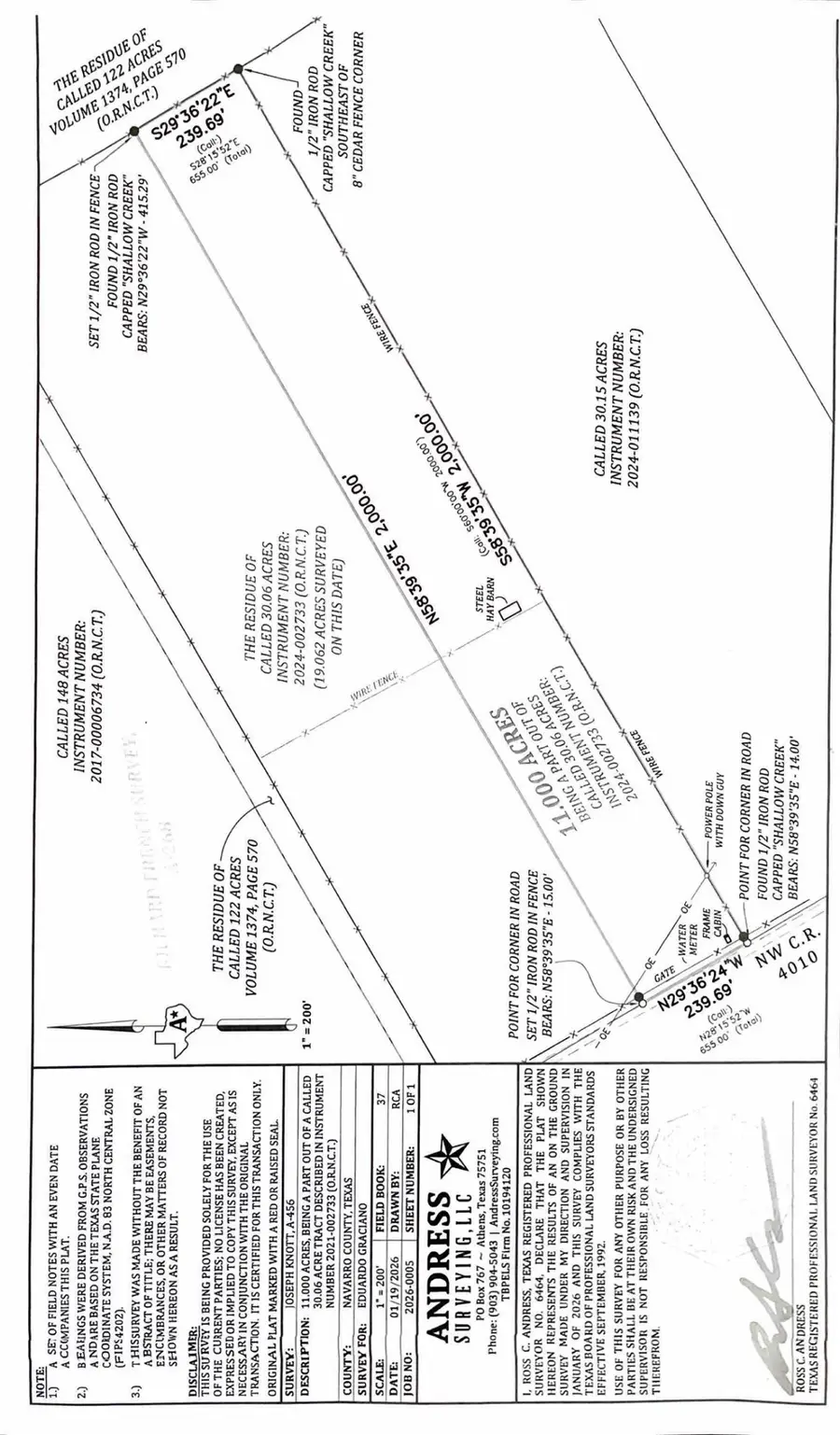 TBD NW Cr 4010, Blooming Grove, TX 76626 - #2
