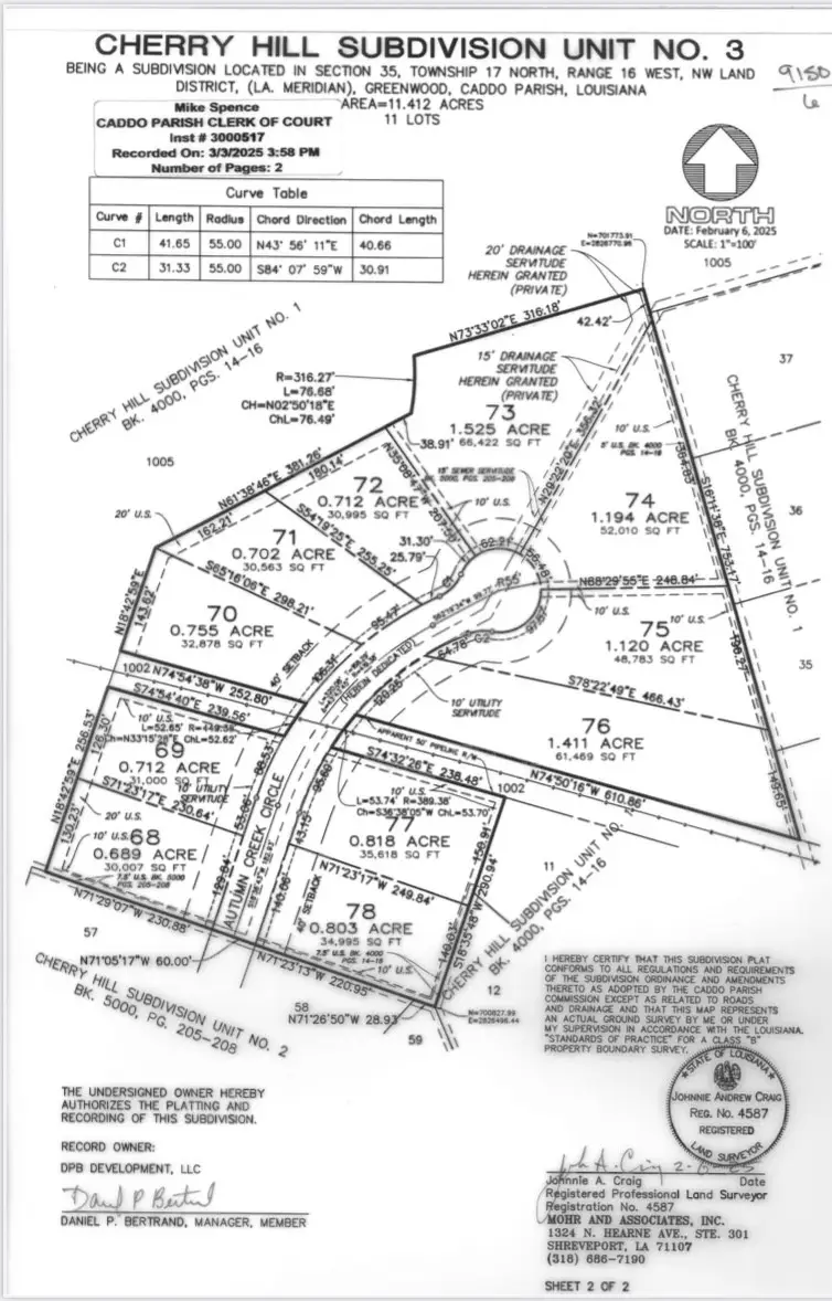 0 Autumn Creek Cr., Greenwood, LA 71033 - #2