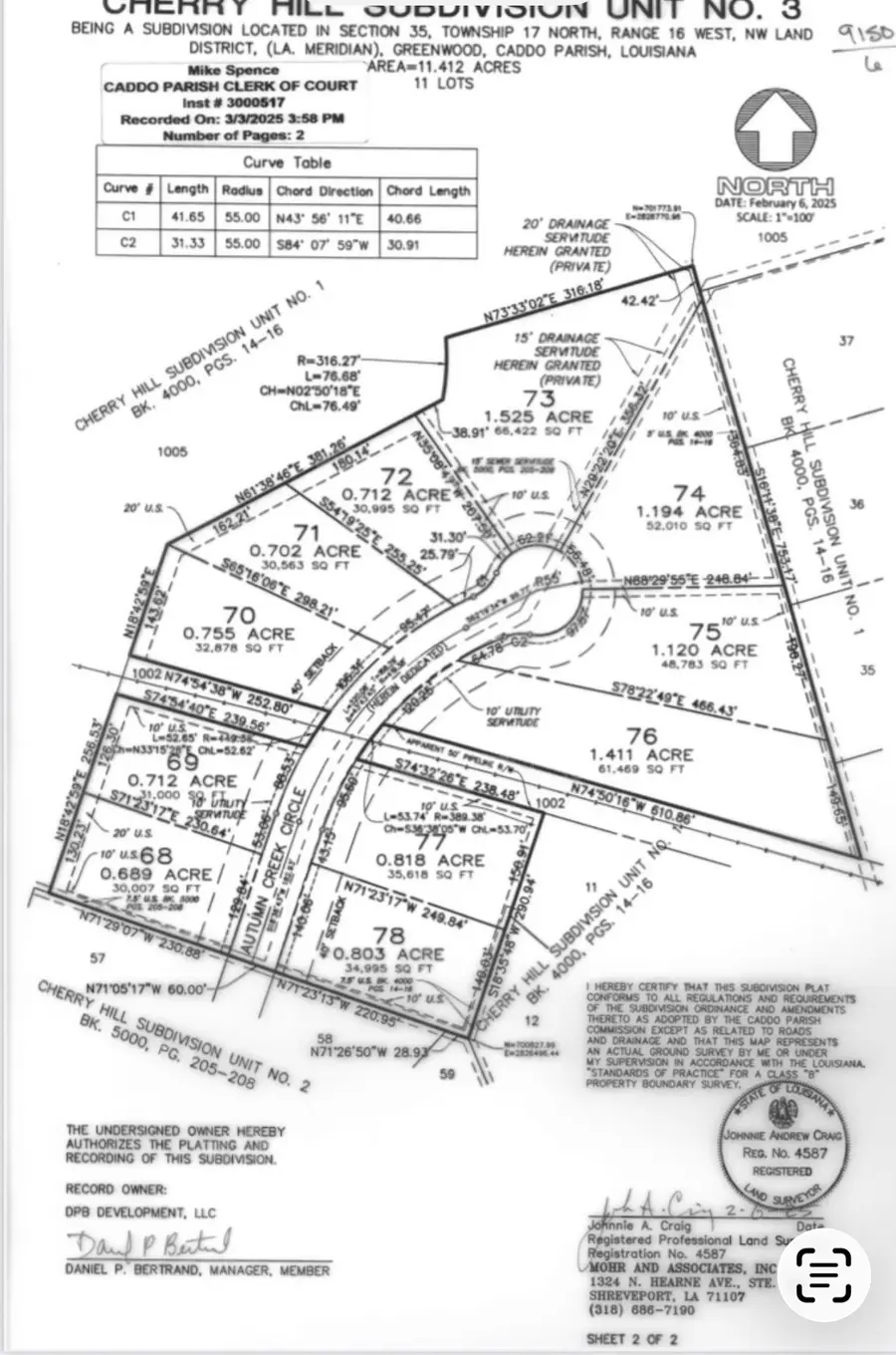 0 (lot 68) Autumn Creek Cir., Greenwood, LA 71033 - #2