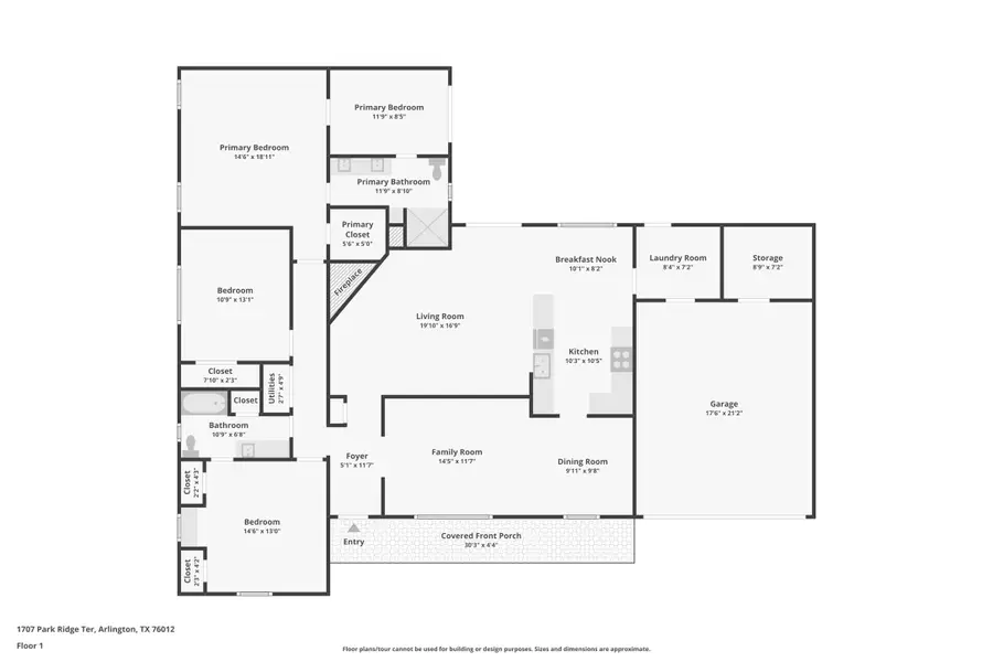 1707 Park Ridge Terrace, Arlington, TX 76012 - #2
