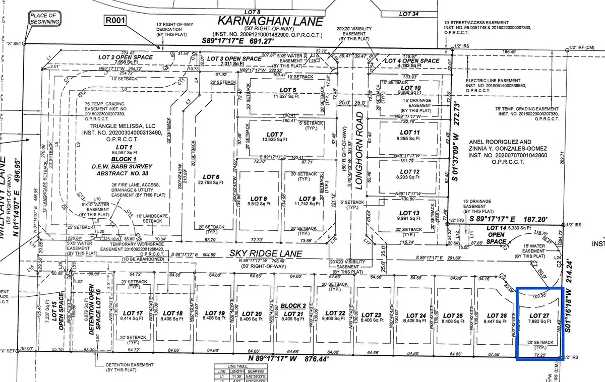 3609 Sky Ridge Lane, Melissa, TX 75454 - #1