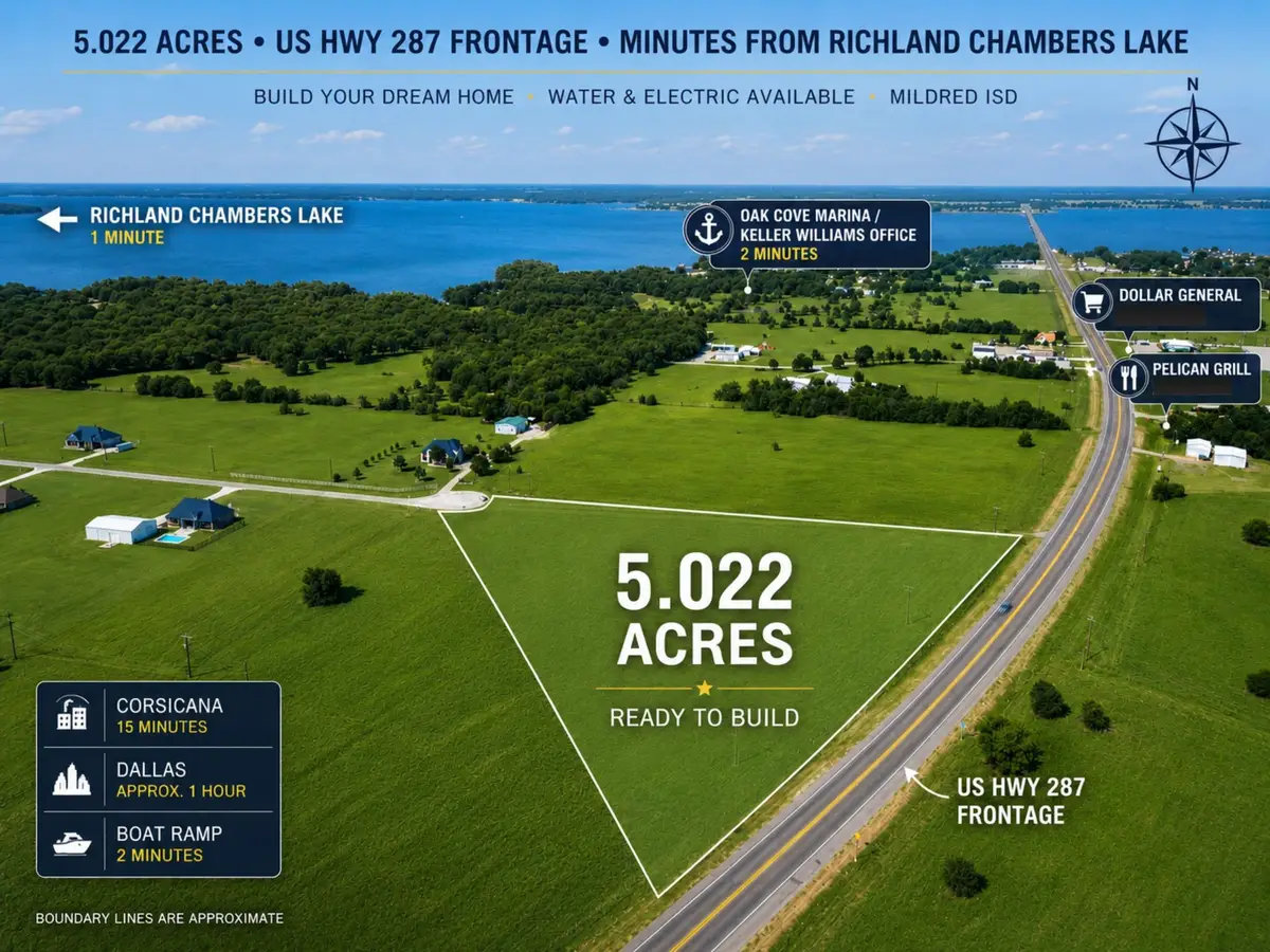 5.022 Acres Lot 287 Private Rd 3178, Corsicana, TX 75109 - #1