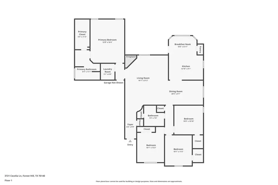 3721 Cecelia Lane, Forest Hill, TX 76140 - #3