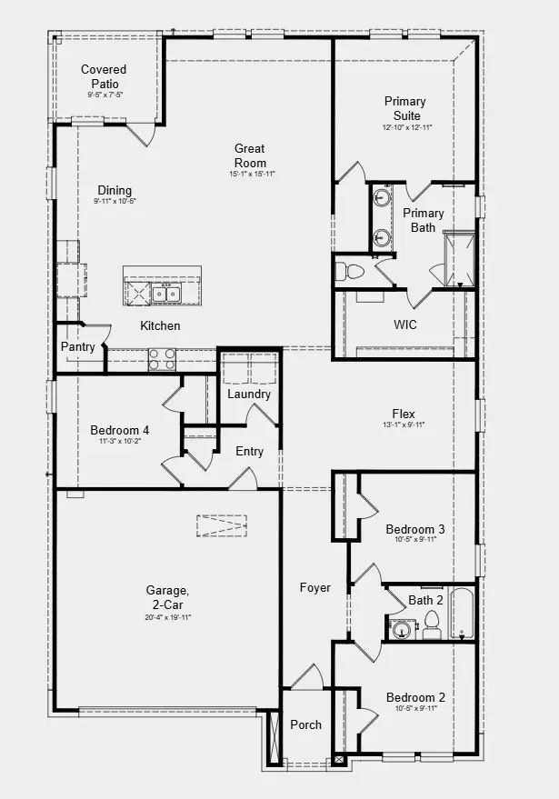 15345 Meso Maya Lane, Fort Worth, TX 76052 - #2