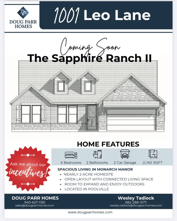 1001 Leo Lane, Poolville, TX 76487