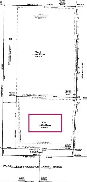 TBD Lot 1 Fm 902, Howe, TX 75459
