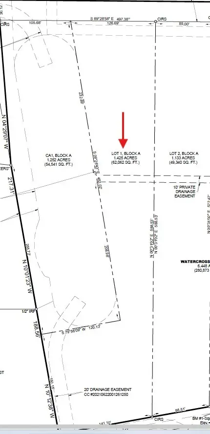 Lot 1A Gage Road, Lavon, TX 75166