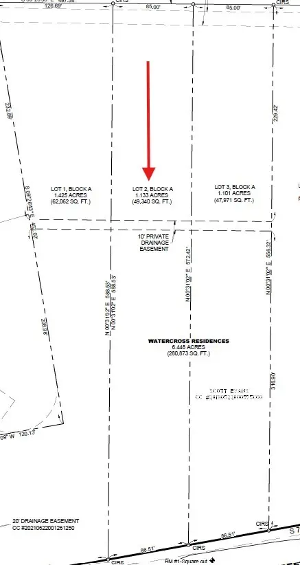 Lot 2A Gage Road, Lavon, TX 75166