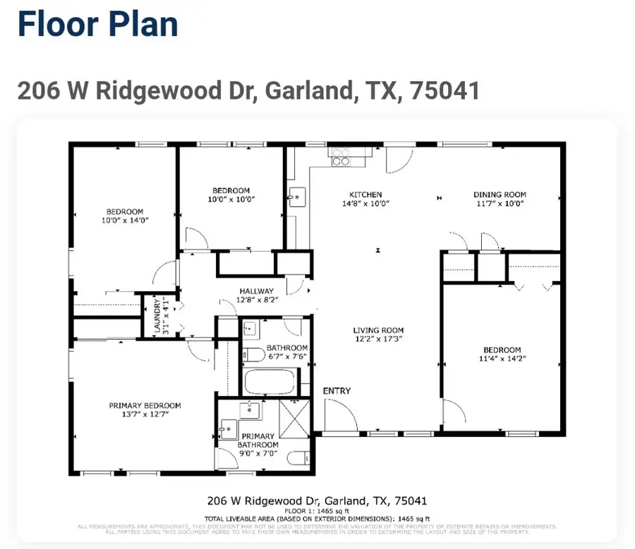 206 W Ridgewood Drive, Garland, TX 75041 - #2