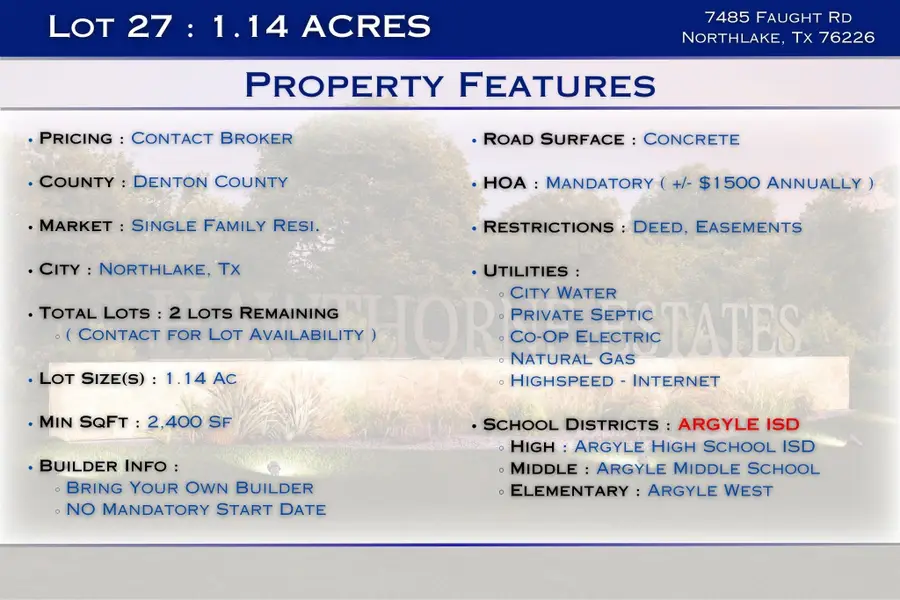 7485 Faught Road, Northlake, TX 76226 - #2