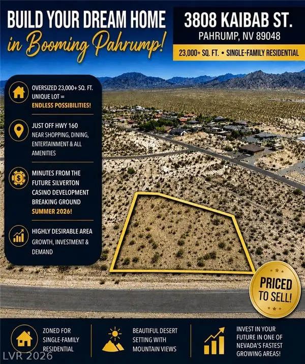 3808 E Kaibab Street, Pahrump, NV 89048