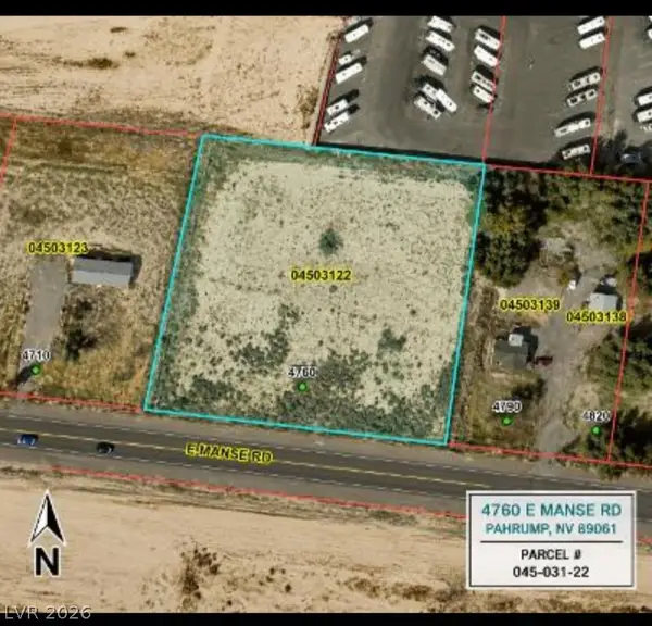 4760 E Manse Road, Pahrump, NV 89061