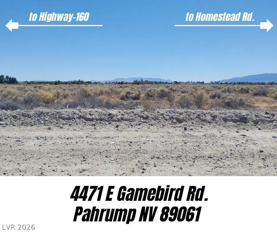 4471 E Gamebird Road, Pahrump, NV 89061 - #1