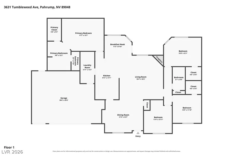 3631 S Tumbleweed Avenue, Pahrump, NV 89048 - #2
