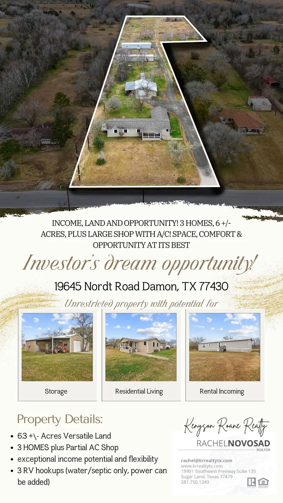 19645 Nordt Road, Damon, TX 77430 - #2
