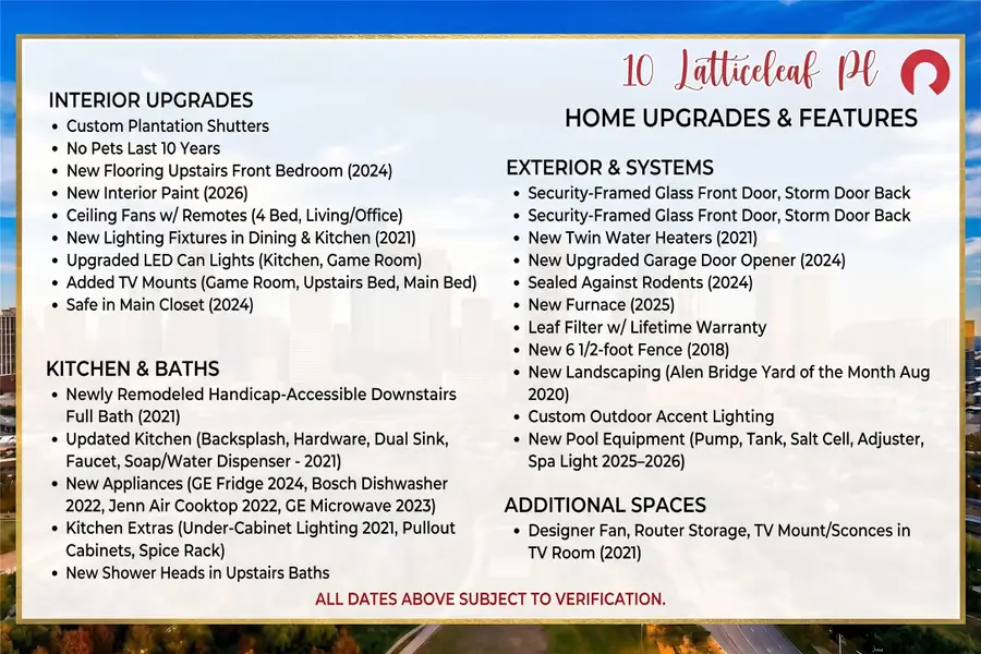 10 Latticeleaf Place, The Woodlands, TX 77382 - #3