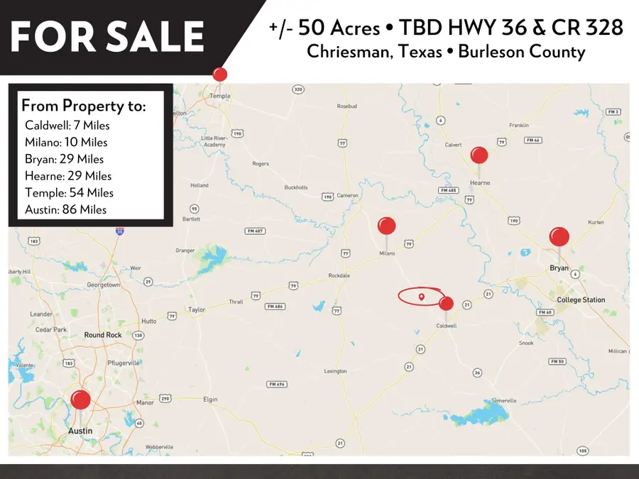 TBD Hwy 36 And Cr 328, Chriesman, TX 77838 - #2