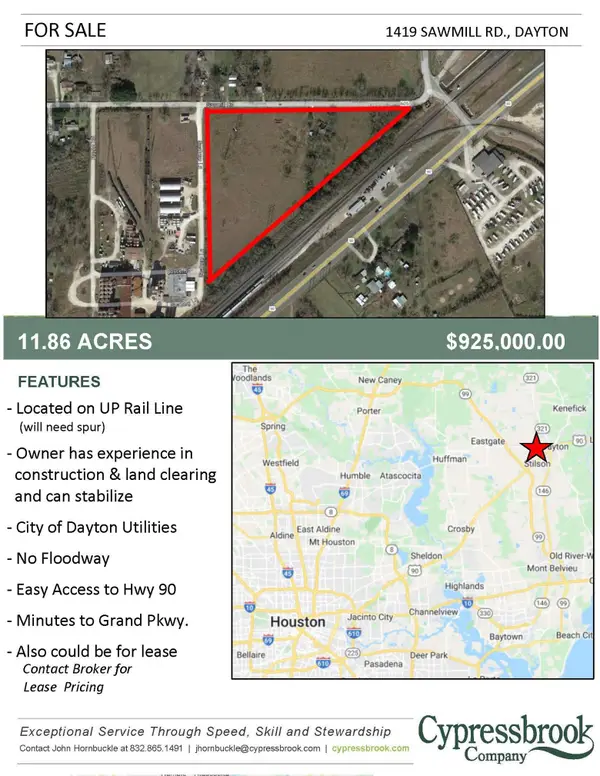 1419 Sawmill Road, Dayton, TX 77535