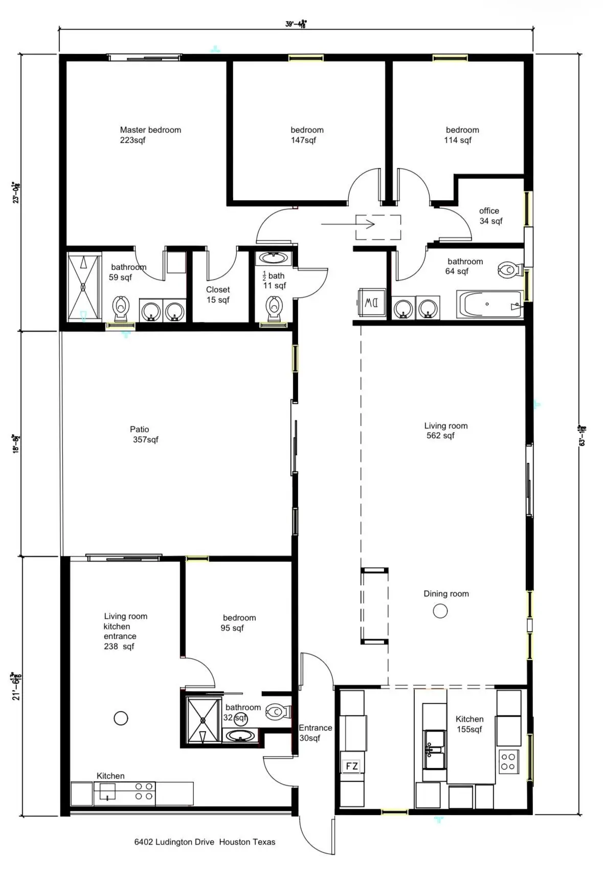 6402 Ludington Drive, Houston, TX 77035 - #1