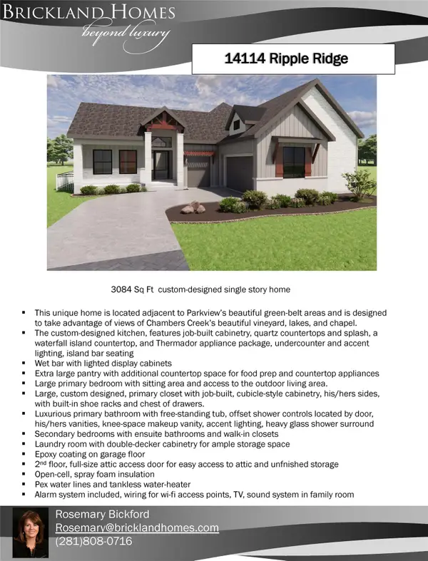 14114 Ripple Ridge Road Road, Willis, TX 77318