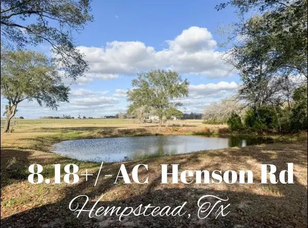 8.18 +/- AC Henson Rd, Hempstead, TX 77445
