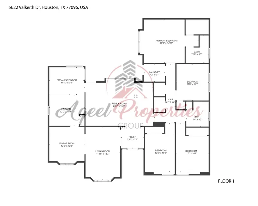 5622 Valkeith Drive, Houston, TX 77096 - #2