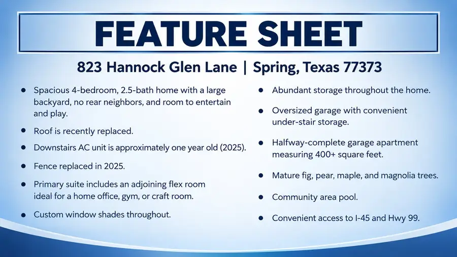 823 Hannock Glen Lane, Spring, TX 77373 - #2