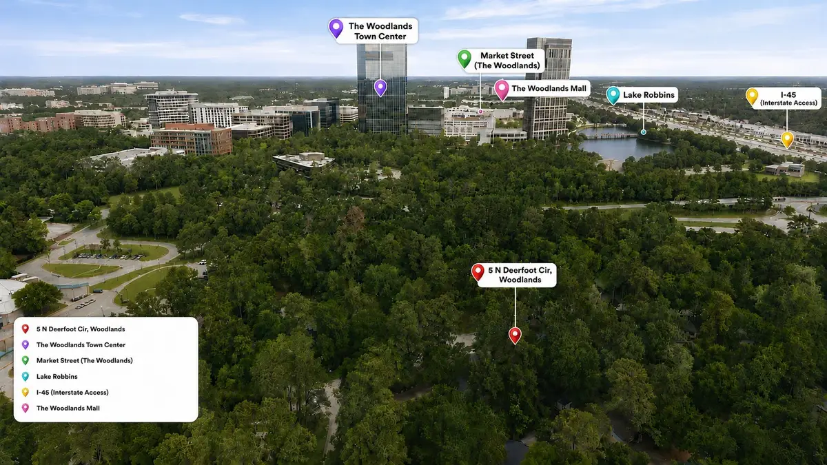 5 N Deerfoot Circle, The Woodlands, TX 77380 - #1