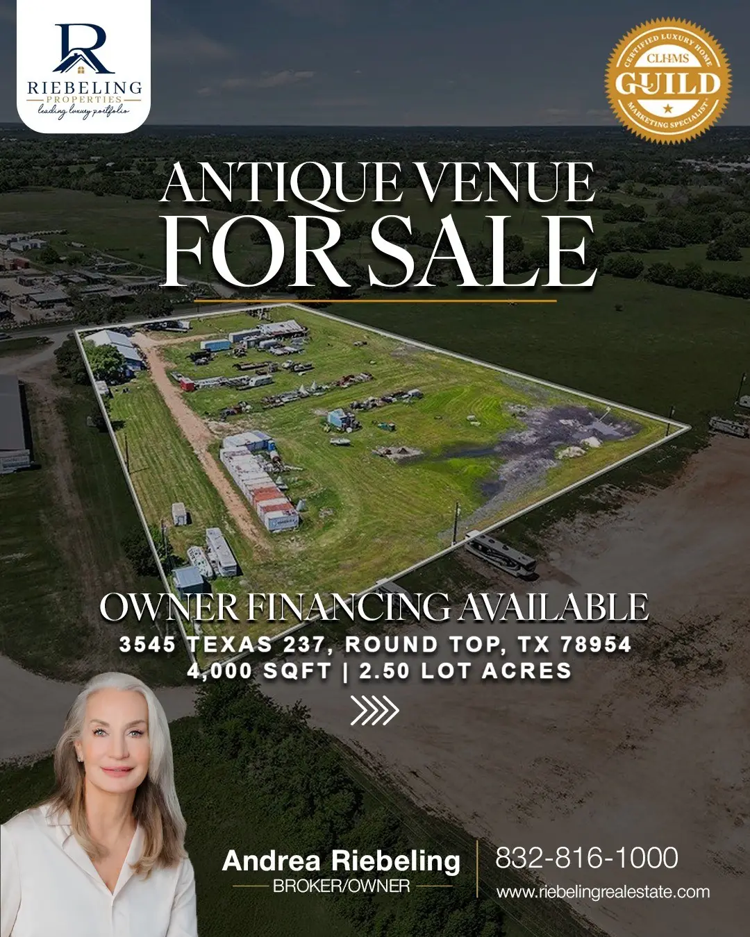 3547 S State Highway 237, Round Top, TX 78954 - #1