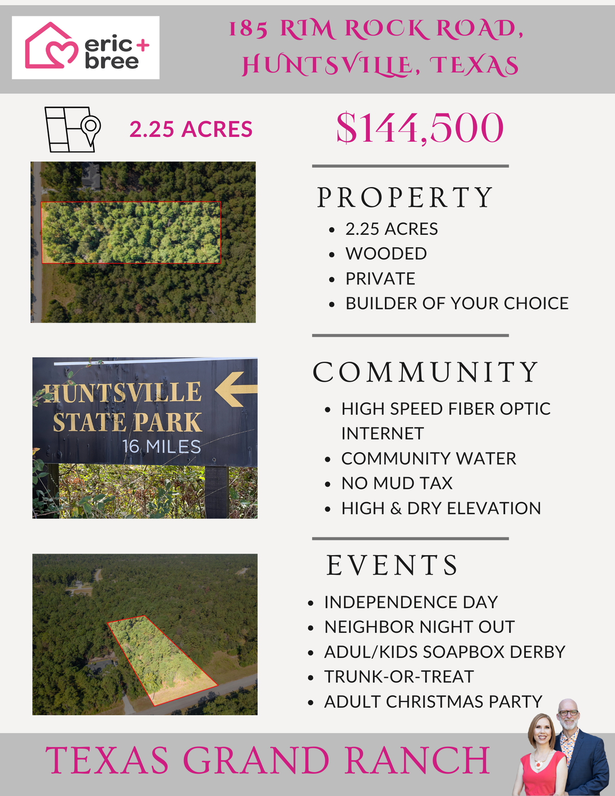 185 Rim Rock Road, Huntsville, TX 77340 - #1