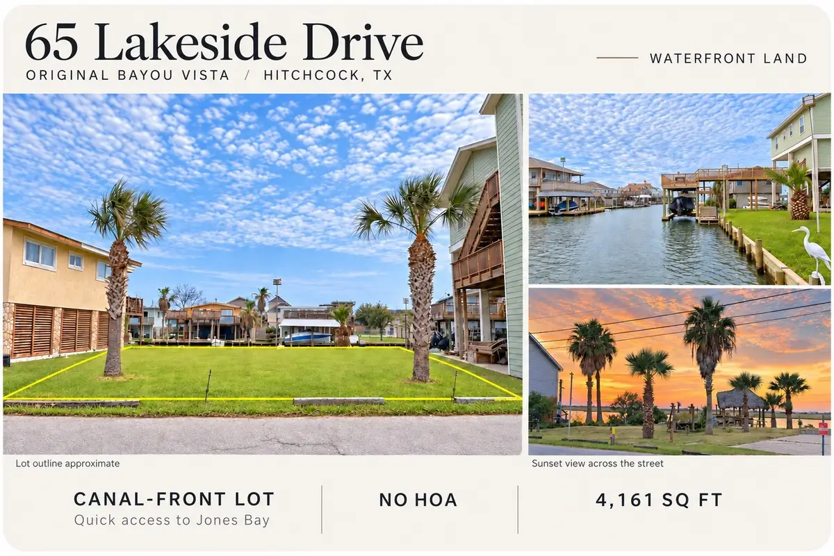 65 Lakeside Drive, Hitchcock, TX 77563 - #1