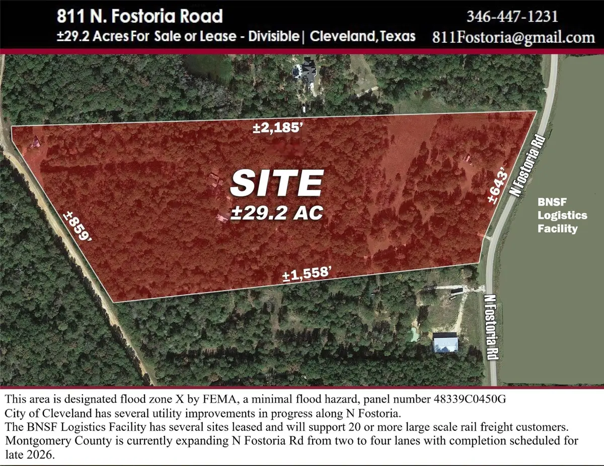 811 N Fostoria Road, Cleveland, TX 77328 - #1