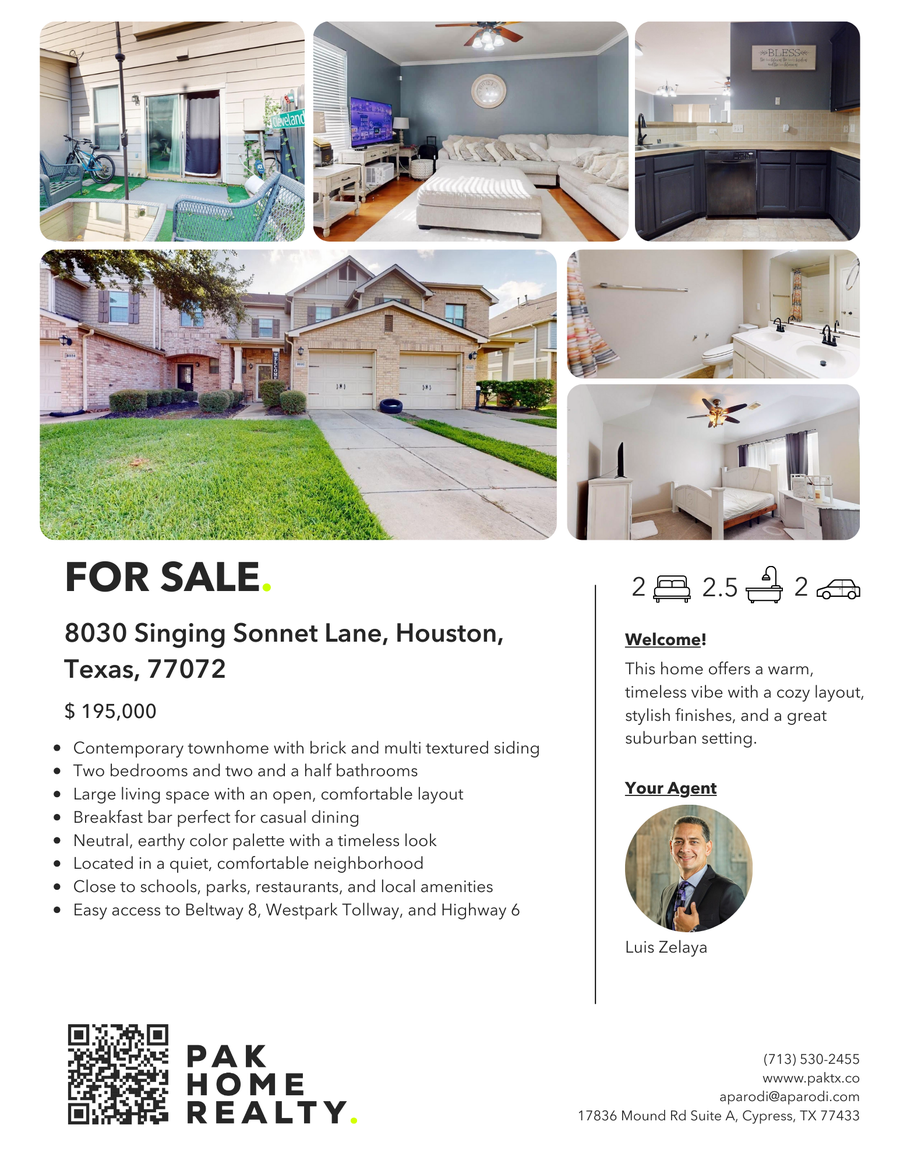8030 Singing Sonnet Lane, Houston, TX 77072 - Image #3