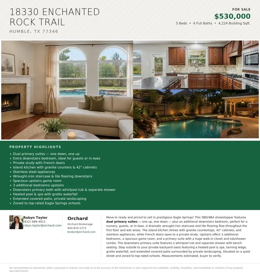 18330 Enchanted Rock Trail, Humble, TX 77346 - #2