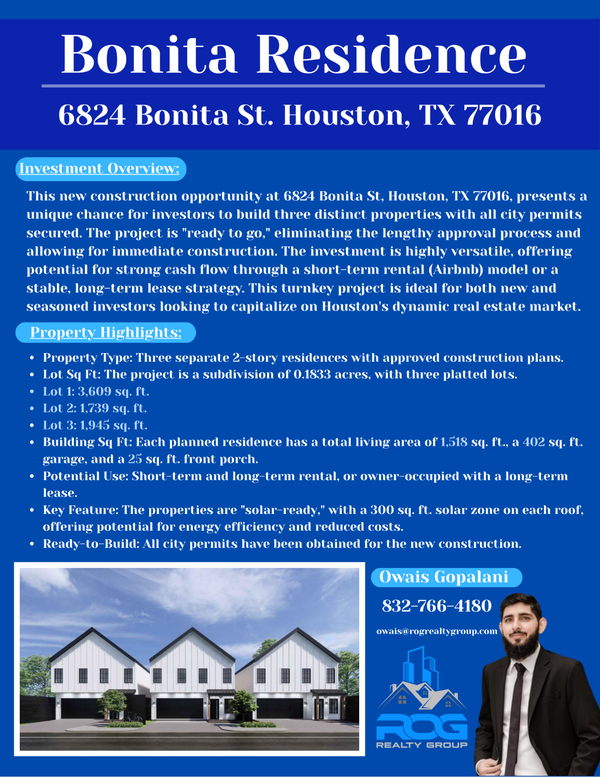 0 Bonita Avenue, Houston, TX 77016