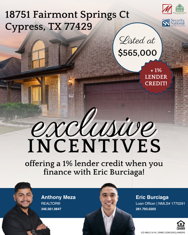 18751 Fairmont Springs Court, Cypress, TX 77429