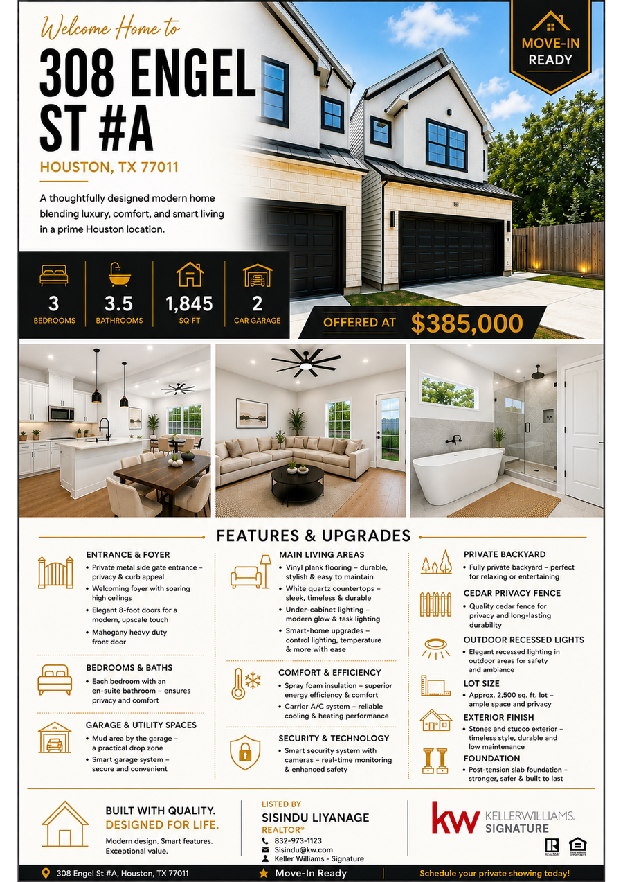 308 Engel Street #A, Houston, TX 77011 - #2