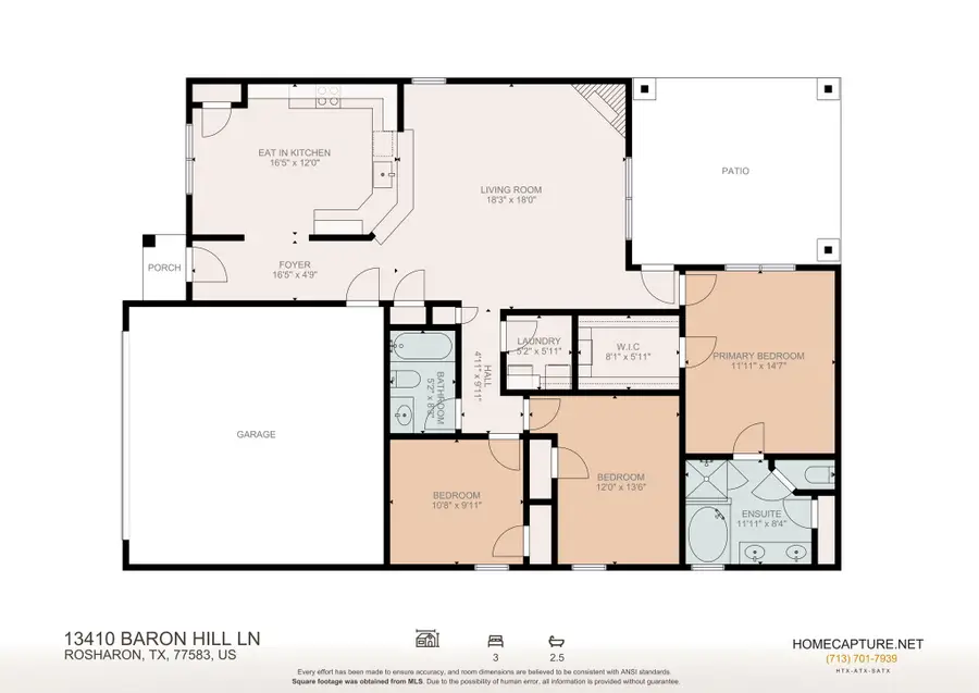 13410 Baron Hill Lane, Rosharon, TX 77583 - #3