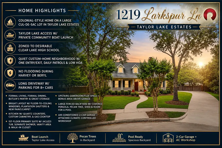 1219 Larkspur Lane, Seabrook, TX 77586 - #2